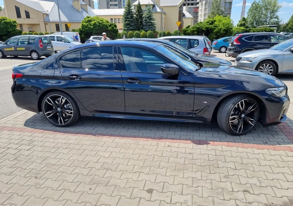 BMW Seria 5 cena 194900 przebieg: 110000, rok produkcji 2021 z Kraków małe 211